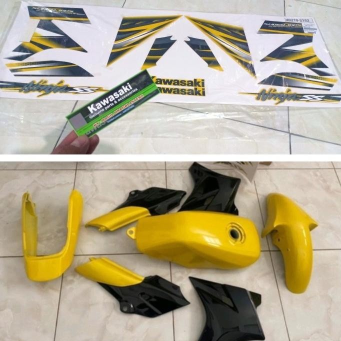 promo BODY NINJA SS KUNING 2013 FULL SET KAWASAKI