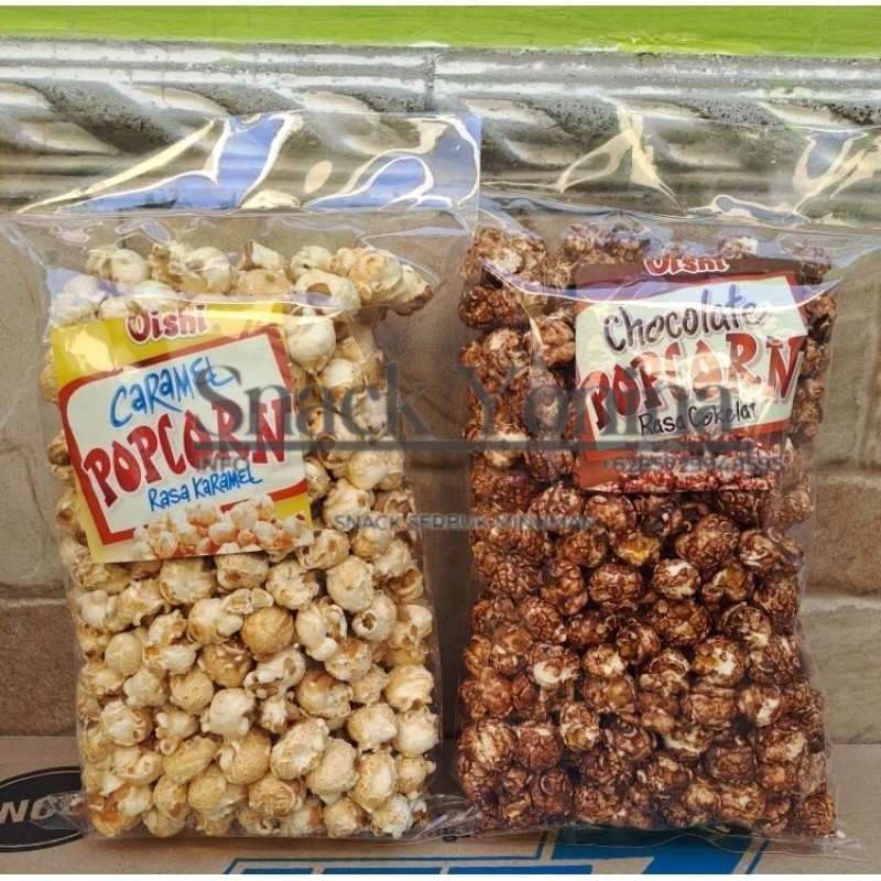 

Oishi Popcorn 250 gr ( karamel, coklat,keju)Gratis Ongkir & COD