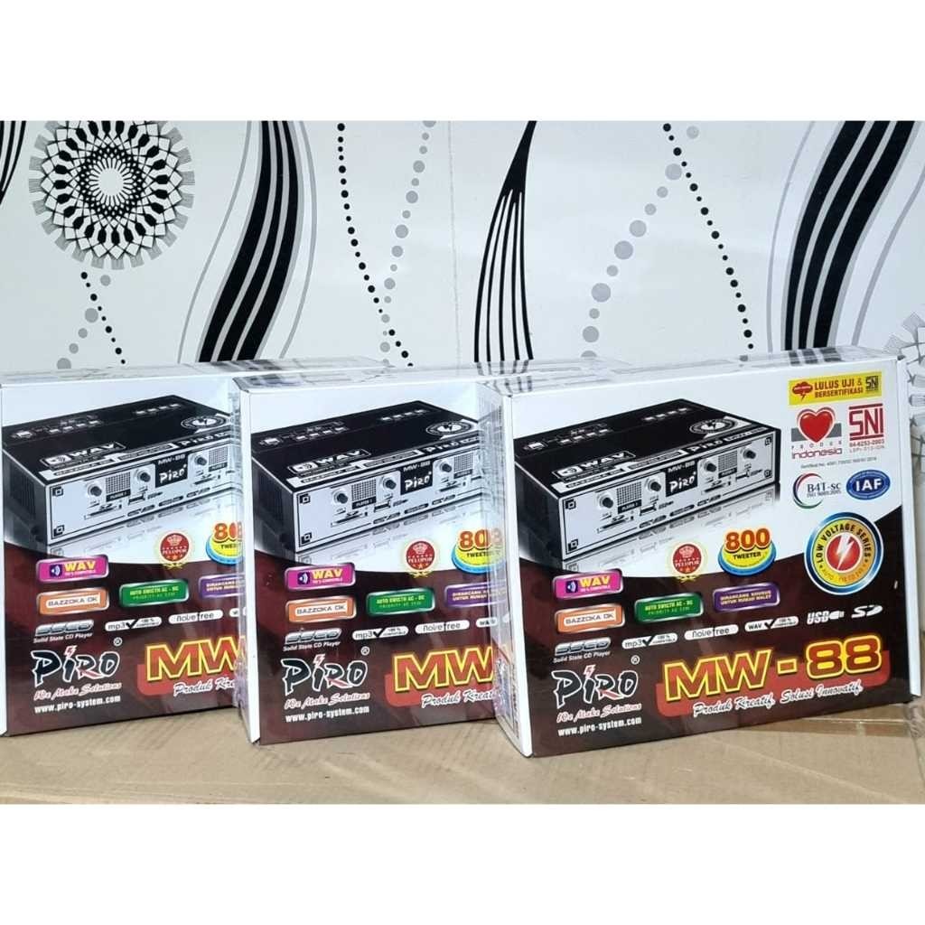 Ampli PIRO MW88 | Amplifier Walet MW88 | Ampli Walet PIRO Original - Alat Pemanggil Suara Walet / Pe