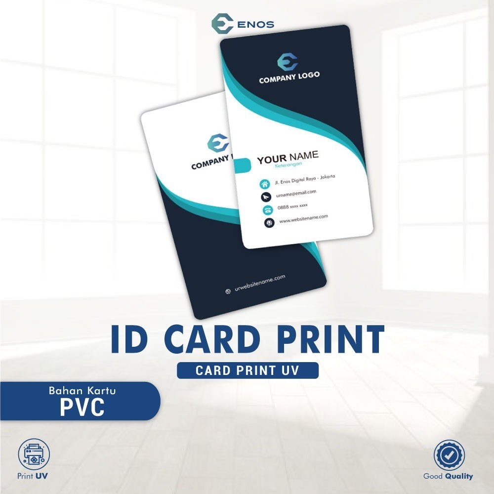 

TANPA MINIMAL ORDER CETAK ID CARD SATUAN CUSTOM BAHAN PVC PRINT UV ANTI AIR / Kartu Member Pelajar Karyawan