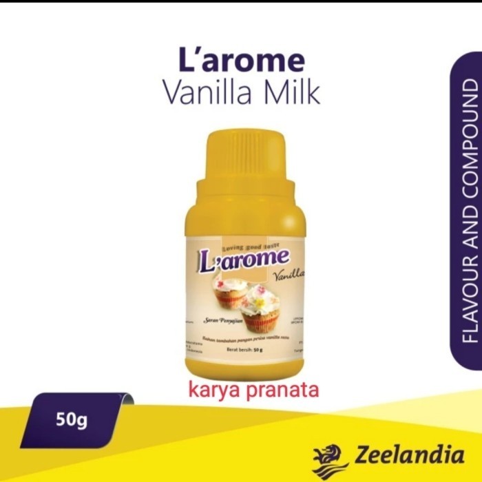 

larome vanilla susu 50gr