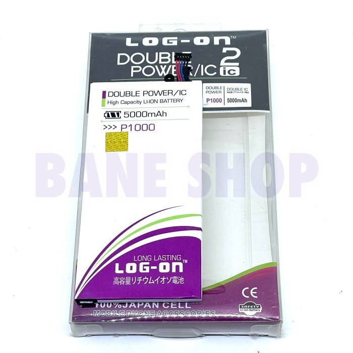 BATERAI SAMSUNG GALAXY TAB 1 P1000 - GT-P1010 - LOG ON DOUBLE POWER