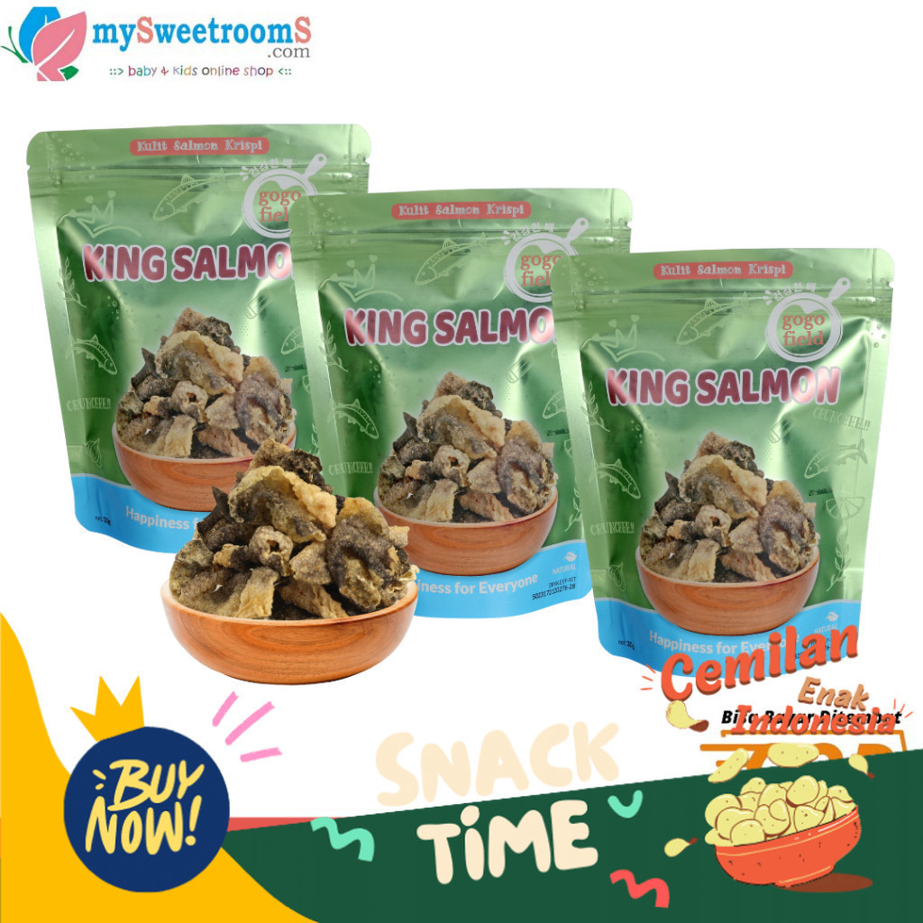 

Special Diskon BUNDLING 3PCS Gogofield King Salmon Krispi 30gr / Salmon Skin / Cemilan Kulit Salmon / Camilan Sehat
