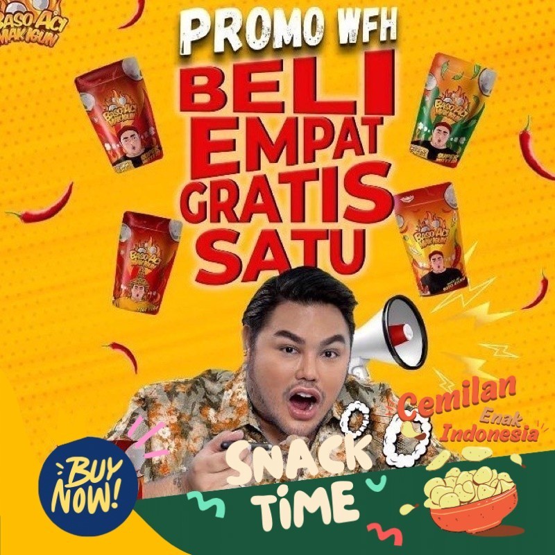 

Special Diskon PROMO BASO ACI MAK IGUN (BELI 4 GRATIS 1) PAKET BUNDLING