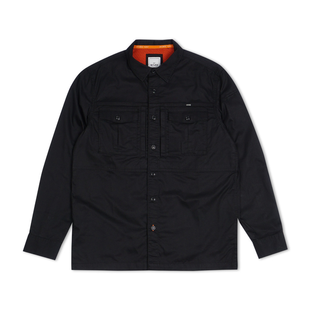 MGEE Kemeja Outdoor Tactical Lengan Panjang Hitam Baju Kantor Lapangan Mgee Original GORDON C059 Bla