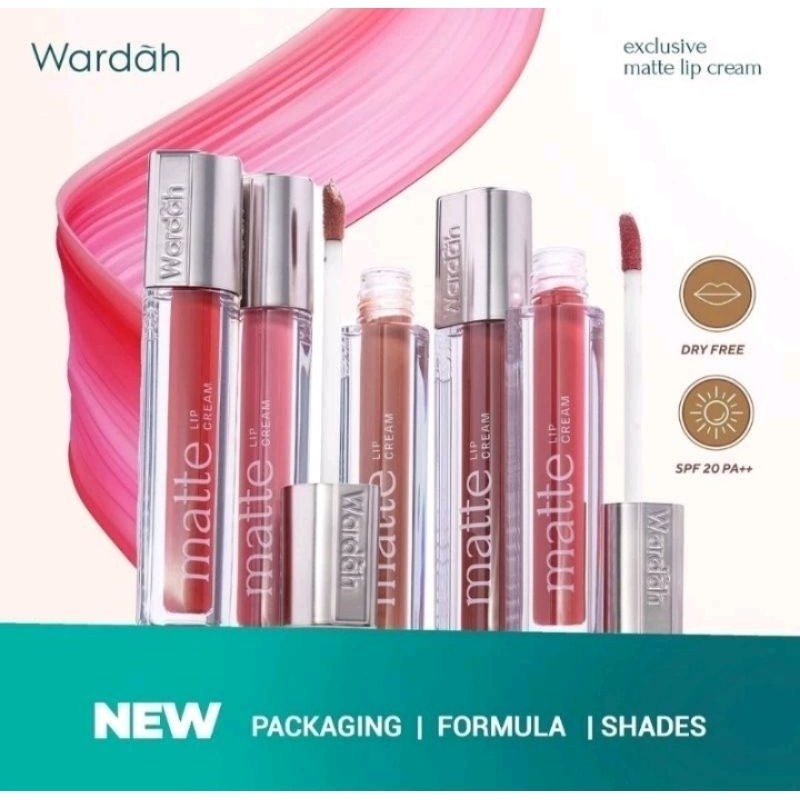 Wardah lipstick lipstik Liquid Lip Glasting Indonesia / Lip Glasting Everglasting Transferproof