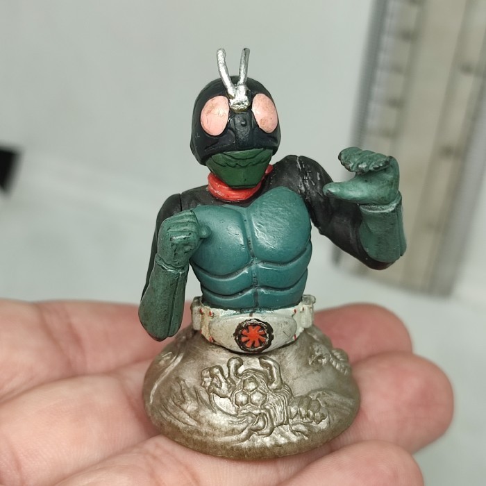 Mini Figure 2' Kamen Rider Ichigo Bust Original Morinaga Junk