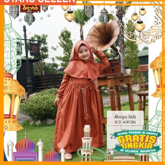 Sale dannis 20% / Jubah dan Taqwa D'aurora / dannis diskon / sarimbit dannis / gamis katun / baju mu