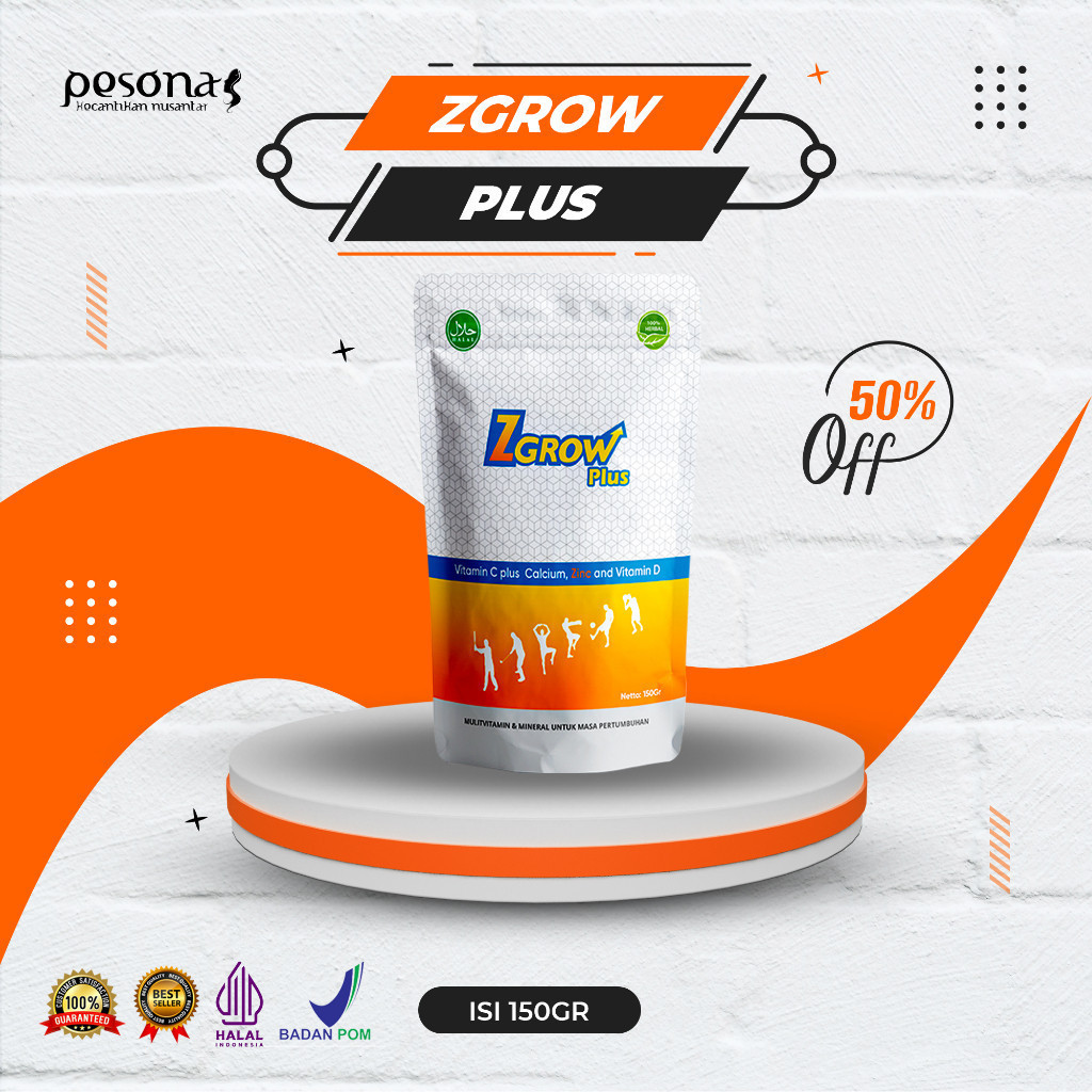 [PROMO SPESIAL] Z-GROW PLUS – Susu Penambah Tinggi Badan Cepat dengan Kalsium & Vitamin untuk Anak, 