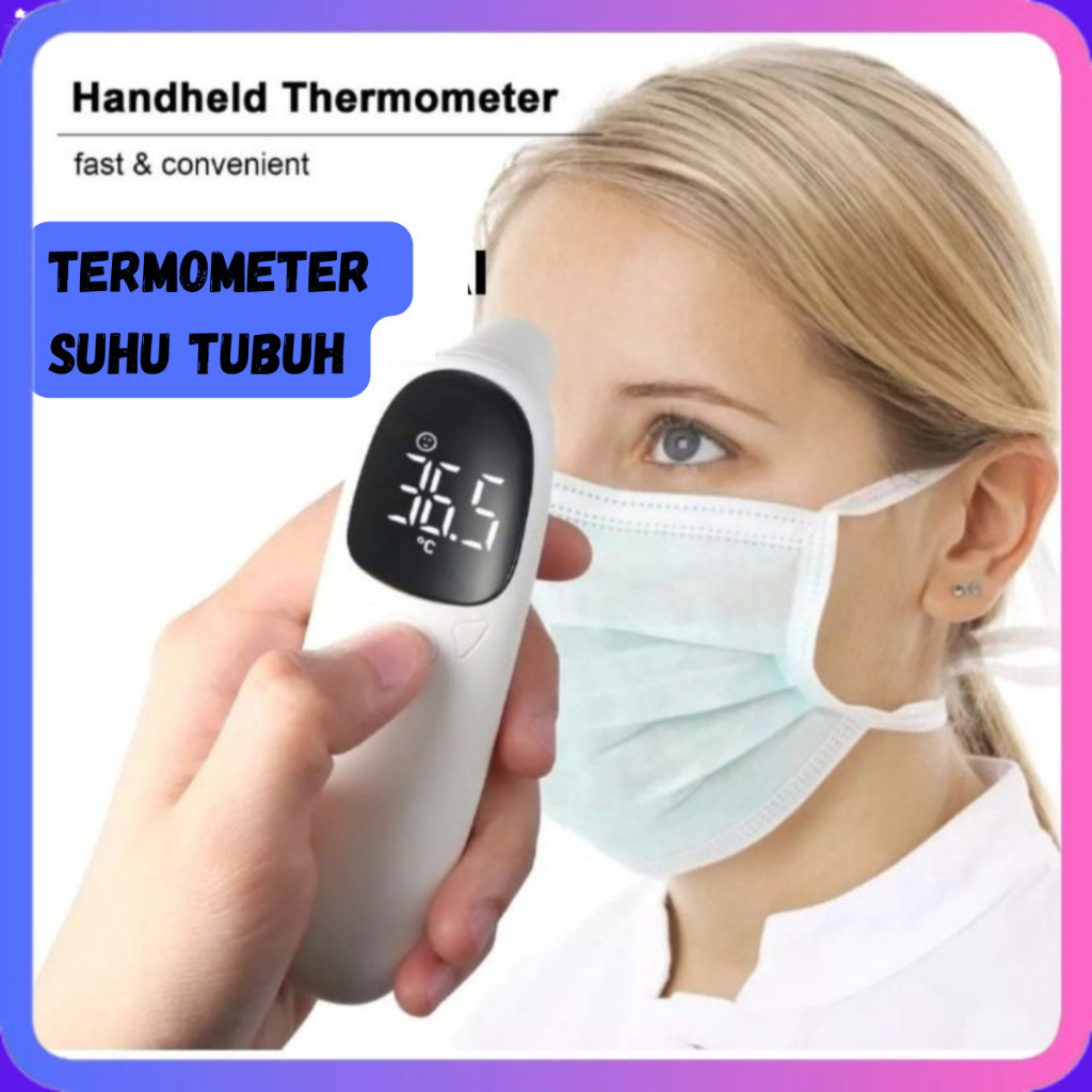 Termometer Panas Suhu Tubuh Termometer Infrared Non Contact Digital Suhu Badan Tubuh Termometer IRet