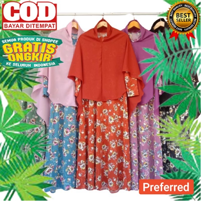 MISBE BUNGA 04 /GAMIS SYAR'I / GAMIS  MISBEE// OUTFIT STYLE RAMADHAN 2024