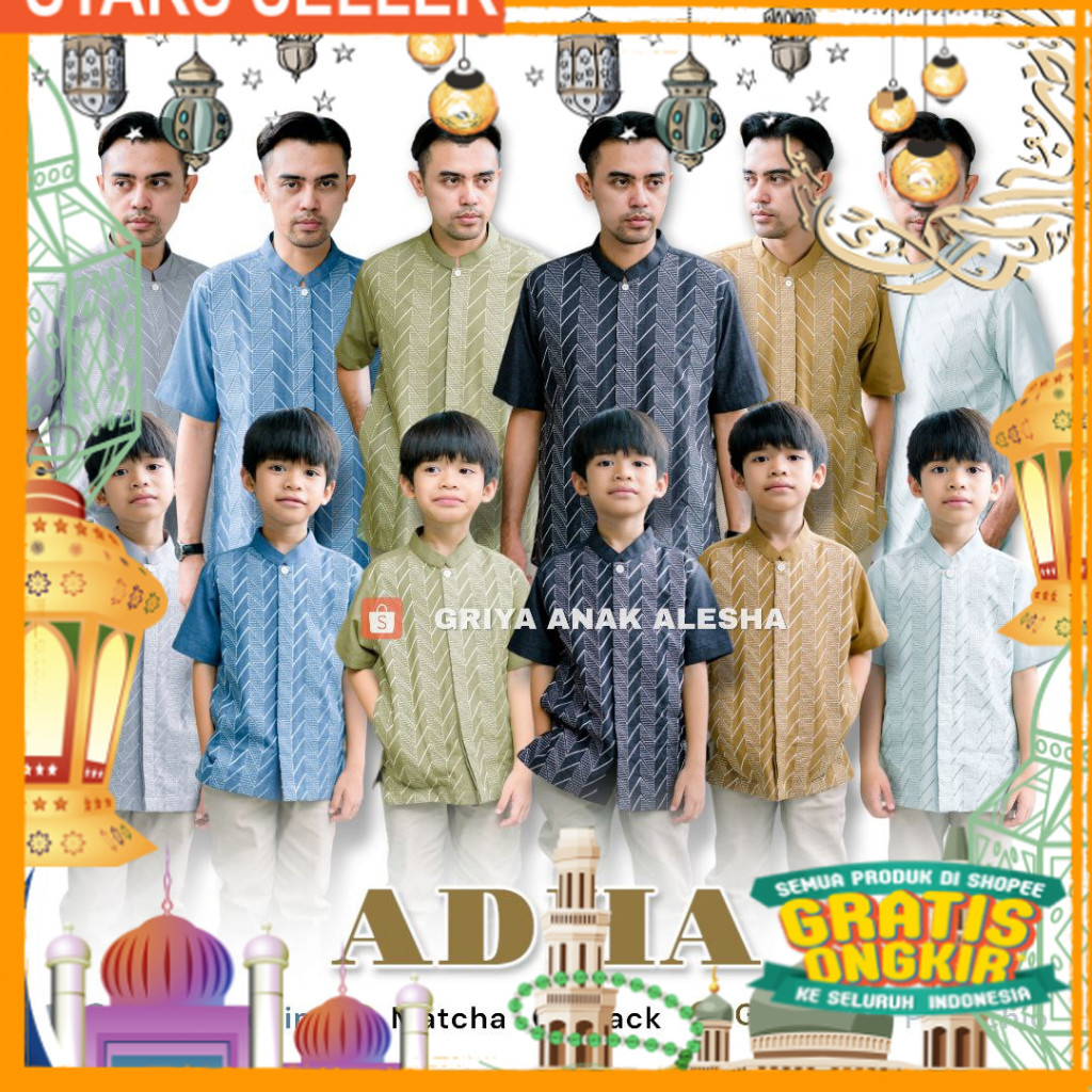 Koko Adha by Althaff koko couple koko ayah dan anak koko bordir koko katun koko dewasa koko couple a