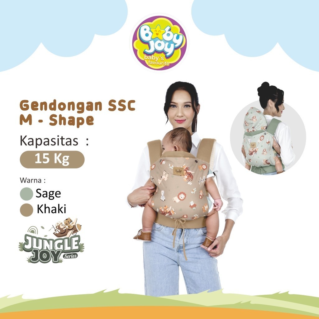 Baby Joy Gendongan Bayi SSC M Shape Jungle Joy Series