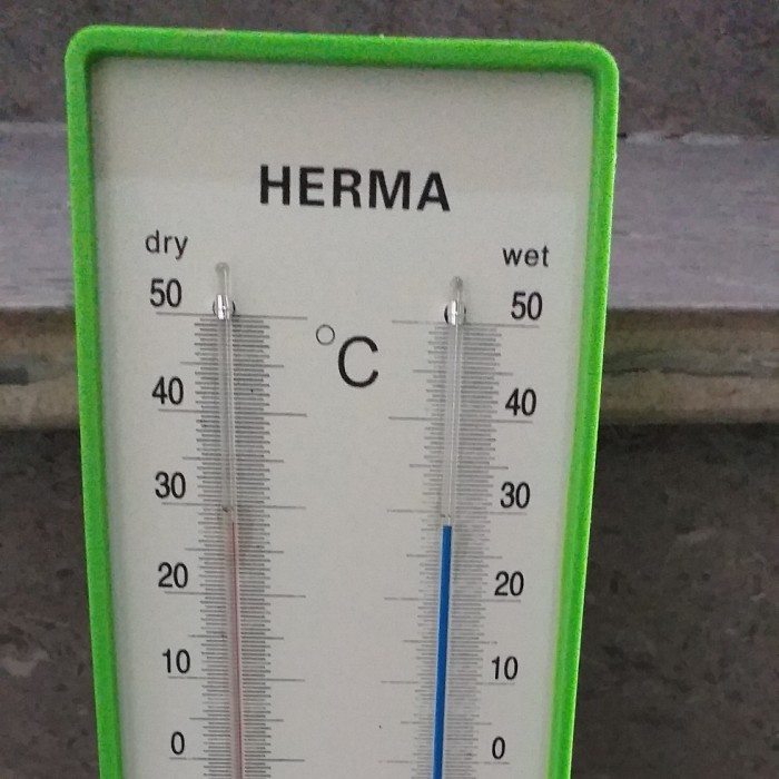Thermometer wet and dry / Hygrometer / Higrometer RRC