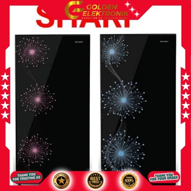 Kulkas Sharp 1 Pintu SJ-X187MG-DP/DB SJ-X187MG SJ-X 187MG 187 MG 166 Liter LOW VOLTAGE