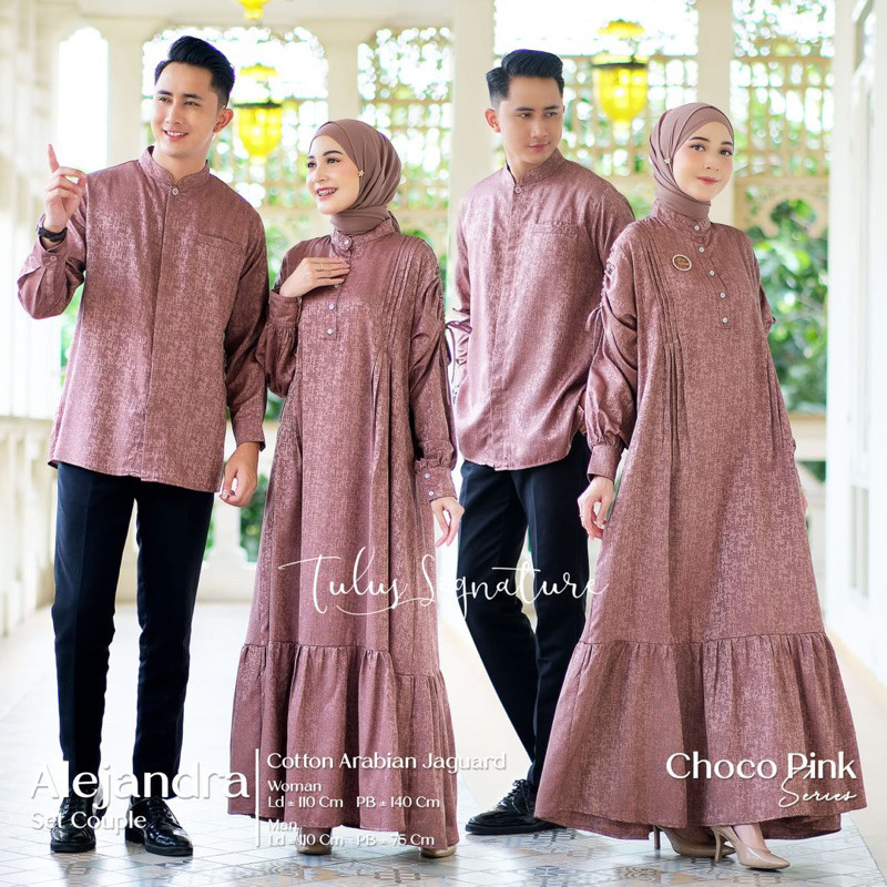 Couple Gamis dan Koko Alejandra by Tulus Signature