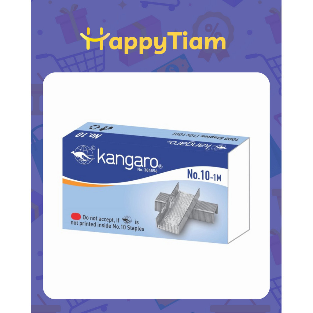 

ISI STAPLES KANGARO NO.10-1M REFILL STAPLER KECIL STEPLER