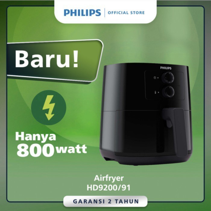 Philips Air Fryer HD9200/91 Low Watt 800W