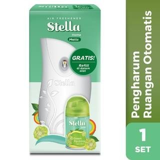 Stella Matic Box Set + Refil | Stella Matic Refill - Stella Pengharum Ruangan Otomatis - Alat Pewang