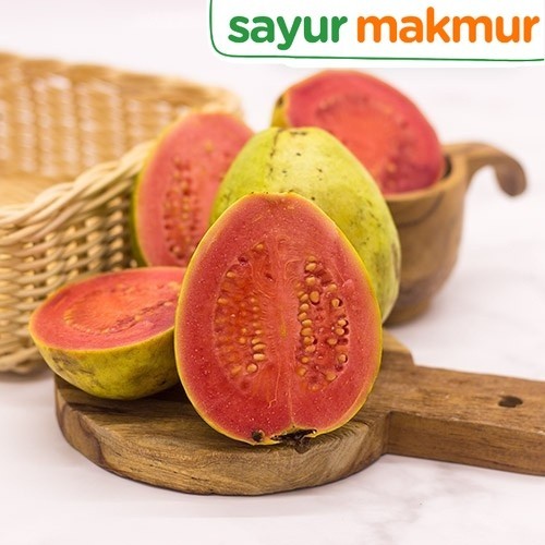 

Jambu Biji Merah Konvensional 500 gram Sayurmakmur