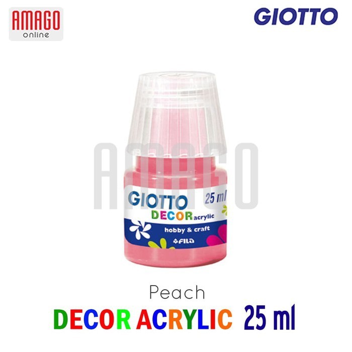 

GIOTTO Decor Acrylic Cat Akrilik Dekorasi 25 ml - warna Peach - 538106