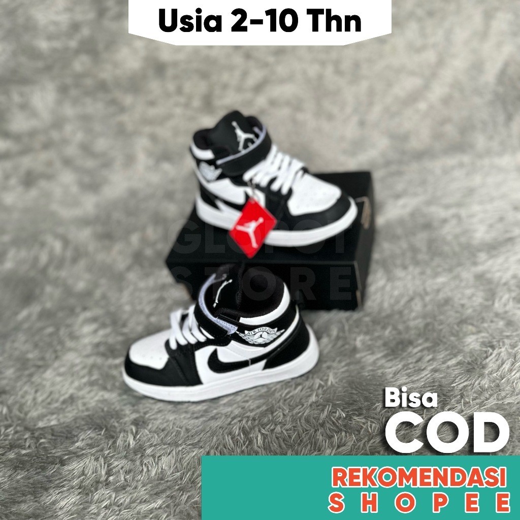 Sepatu sneakers anak jordan kids 3 sampai 9 tahun berkualitas nyaman sepatu sekolah dan jalan jalan 