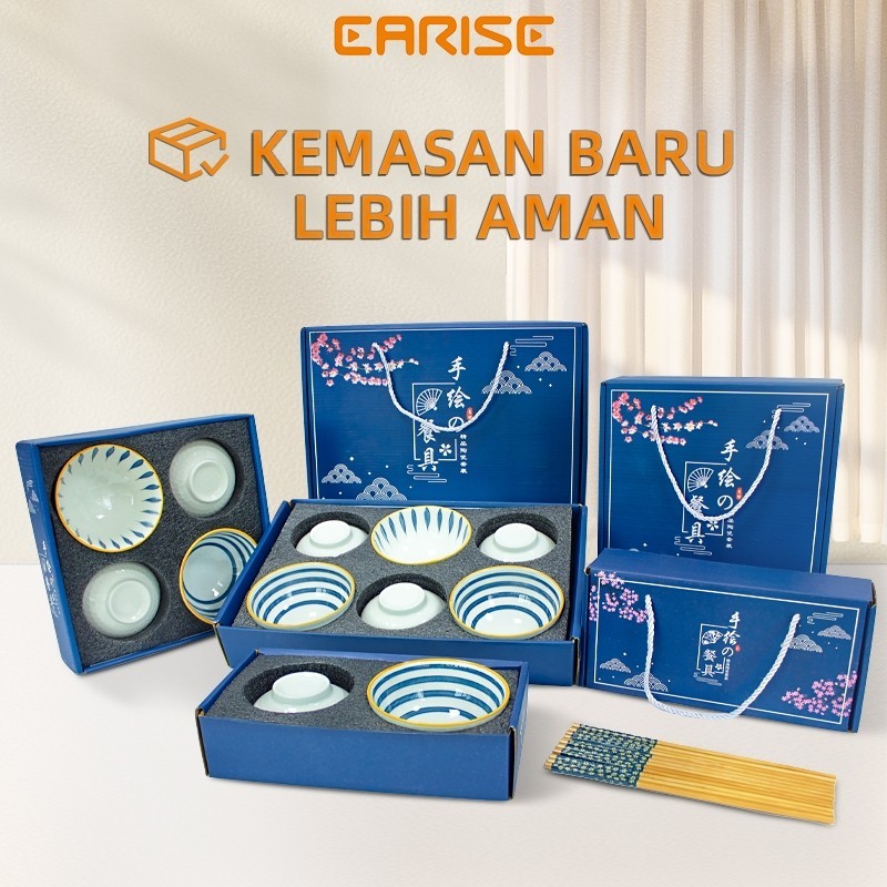 

Earise Hadiah Festival Musim Semi Hadiah Kado |Japanese Bowl Set | Mangkok Set Premium | Peralatan Makan Kotak | Kotak Makan Ala Jepang | COD/ Baru Mewah