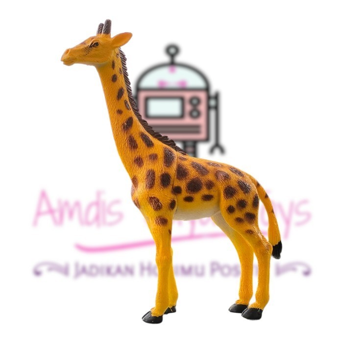 TM (Toy Major) Figure Giraffe / Jerapah Miniatur Wild Animal 2011