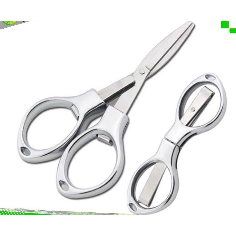 

Gunting Lipat Tebal New Stainless Steel Folding Portable Pocket Scissors Gunting TRAVELING