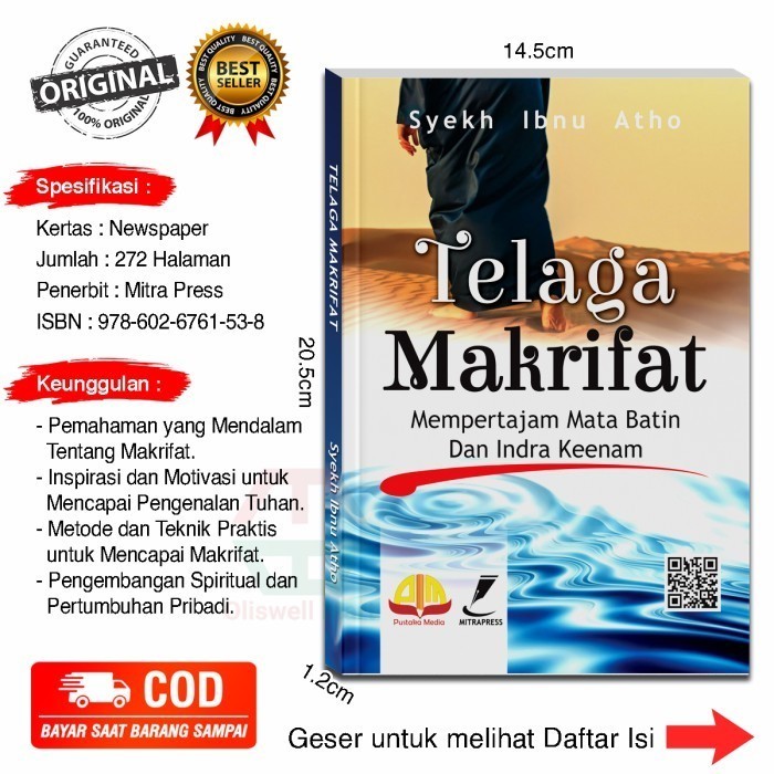 Buku Agama Islam Telaga Ma'rifat Mempertajam Mata Batin