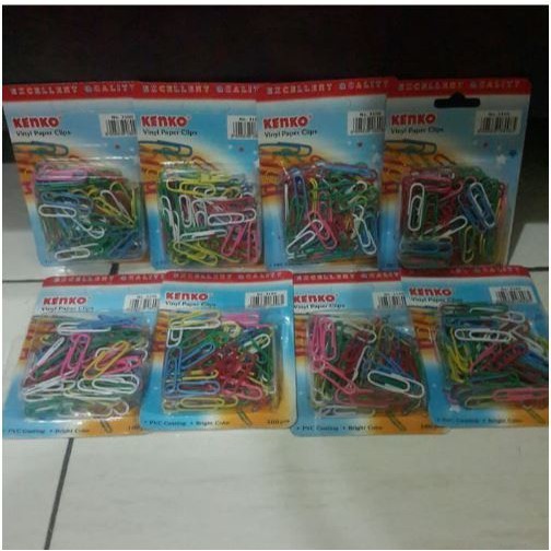 

Paper Clips Kenko Warna-Warni (Isi 100 Pcs)