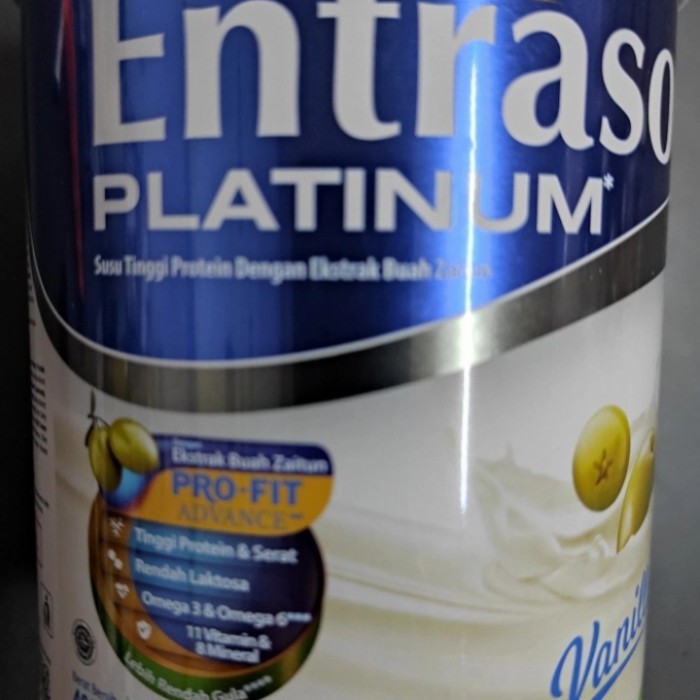 

[PROMO] Entrasol Platinum Vanila 400gr