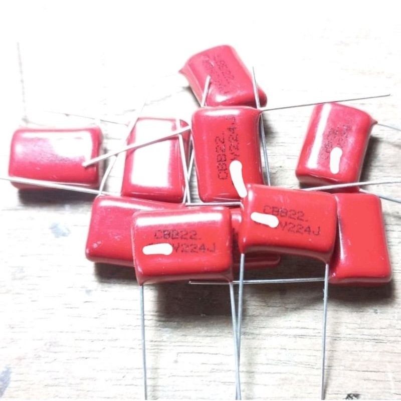 capasitor milar 224j 400v 224 j 400 v 220n 220nf mylar kapasitor 400v 400 v Fajar elektro 2