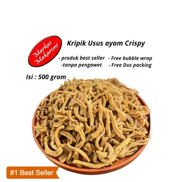 

kripik usus ayam crispy 500 gram
