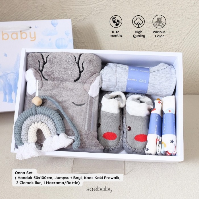 

[[New Arrival]]- SAE ONNA SET - HAMPERS HANDUK BAYI, HAMPERS BAYI NEW BORN, BABY GIFT - onna abuabu