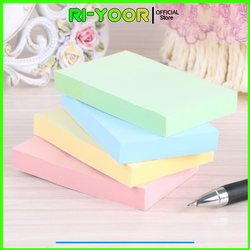 

Kertas Catatan Sticky Note 76x76mm Kertas Memo 3x3 Inch Stiker Memo Kertas Catatan