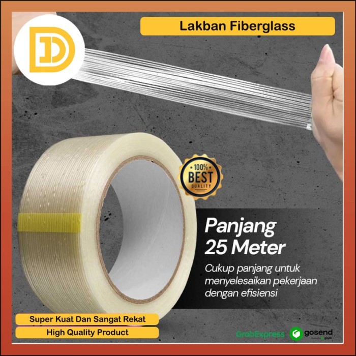 

Lakban Fiberglass Grid Super Kuat Solasi Fiber Glas Tape Lakban Mutifungsi Lakban Garis Fiberglass Selotip Super Strong