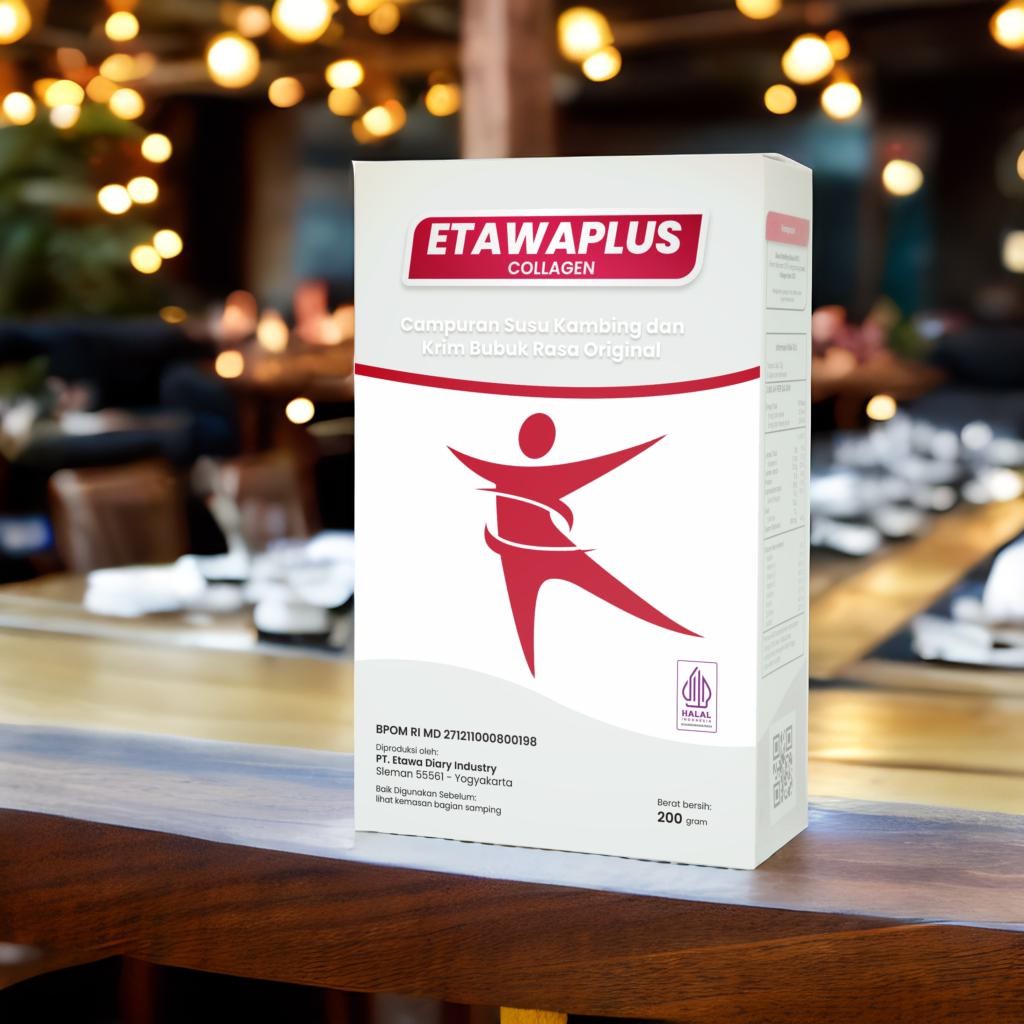 

Etawaplus Collagen - Susu Kambing Etawa dan Kolagen Untuk Tulang sendi , Mencegah Penuaan Dini , Mengencangkan Kulit , Asam urat & Regenerasi Sel - 2 Box