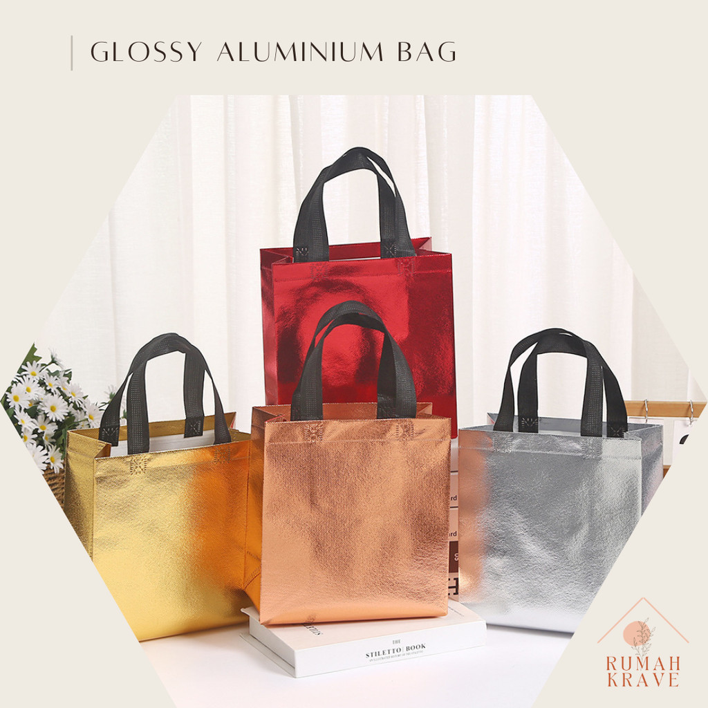

RUMAH KRAVE - Glossy Aluminium Bag Tas Bekal Makanan