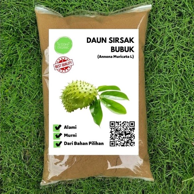 

Bubuk Serbuk Daun Sirsak Sirsat 250 Gram