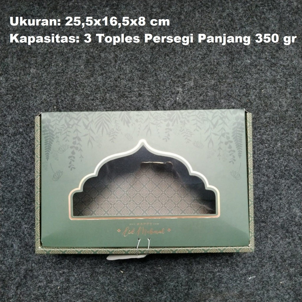 

pekanbaru / Kotak Hampers Idul Fitri Persegi Panjang + Tag