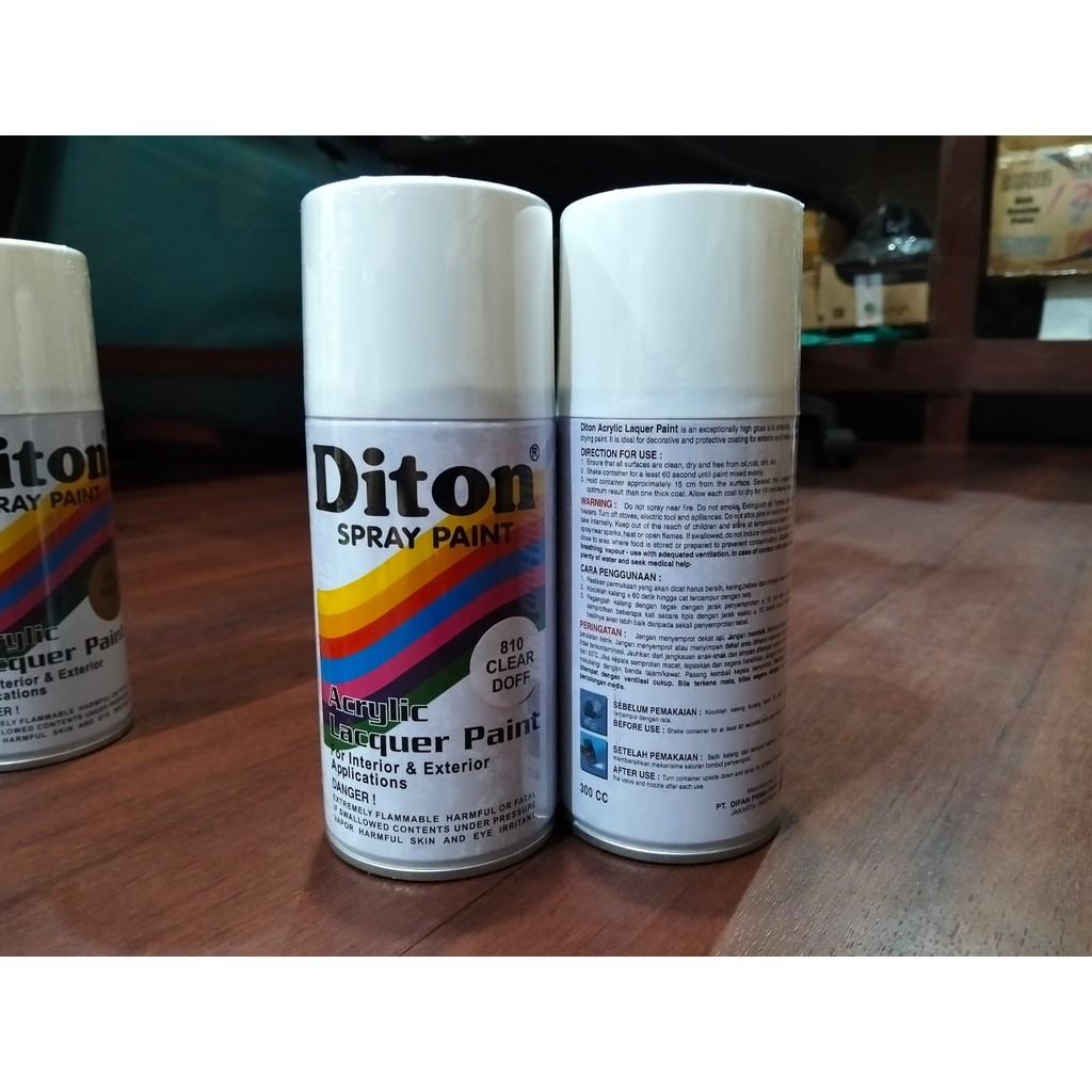 Diton Cat Semprot Clear Doff