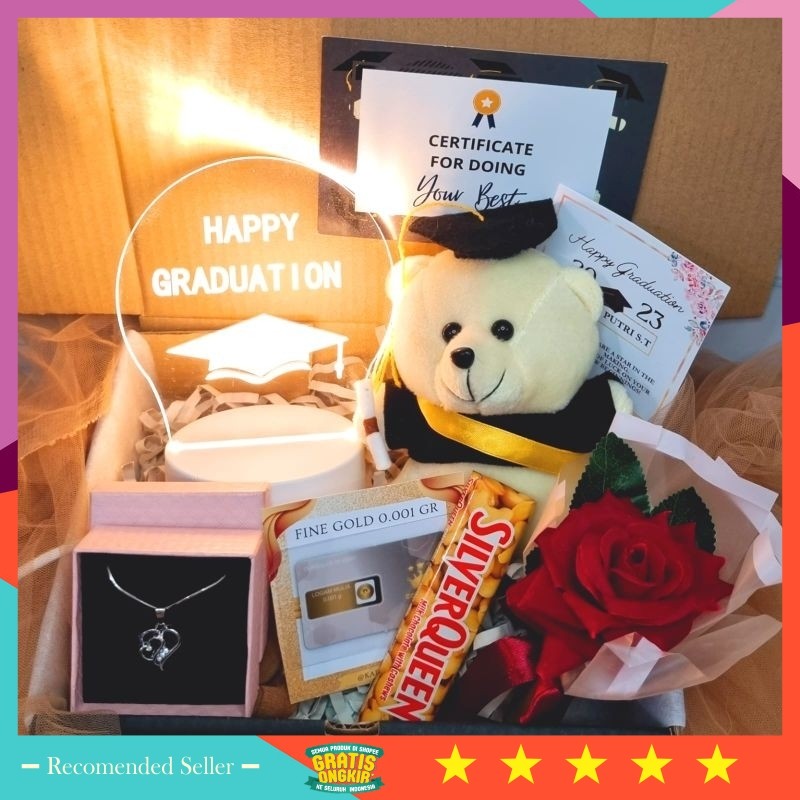 Hampers Wedding Anniversary Wisuda Keren Unik / Hampers Wisuda / Kado Wisuda Cewek / Graduation Gift