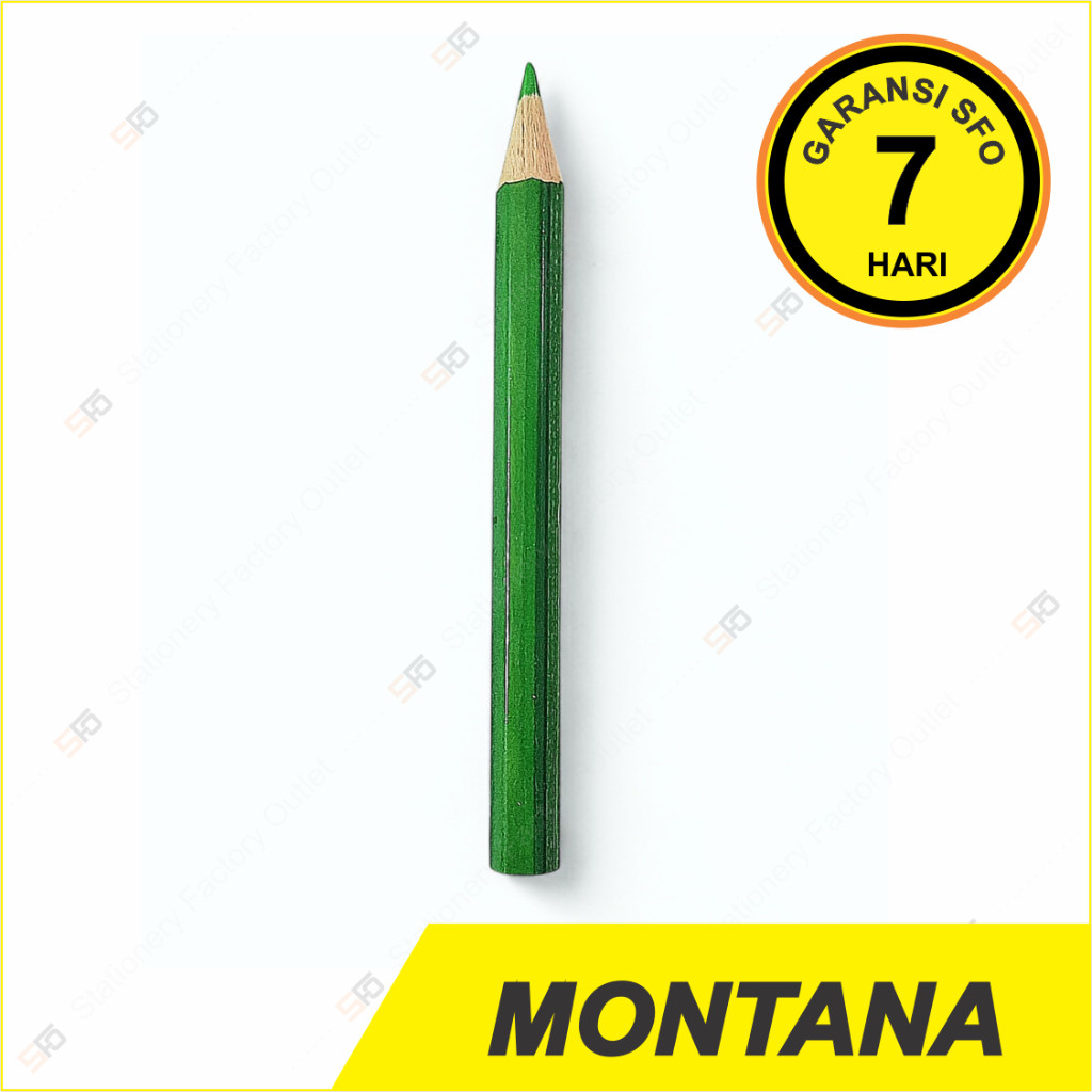 

Alat Tulis Murah Pensil Warna Montana Mini Satuan - Light Green - Hijau Muda - SFO Semarang Official