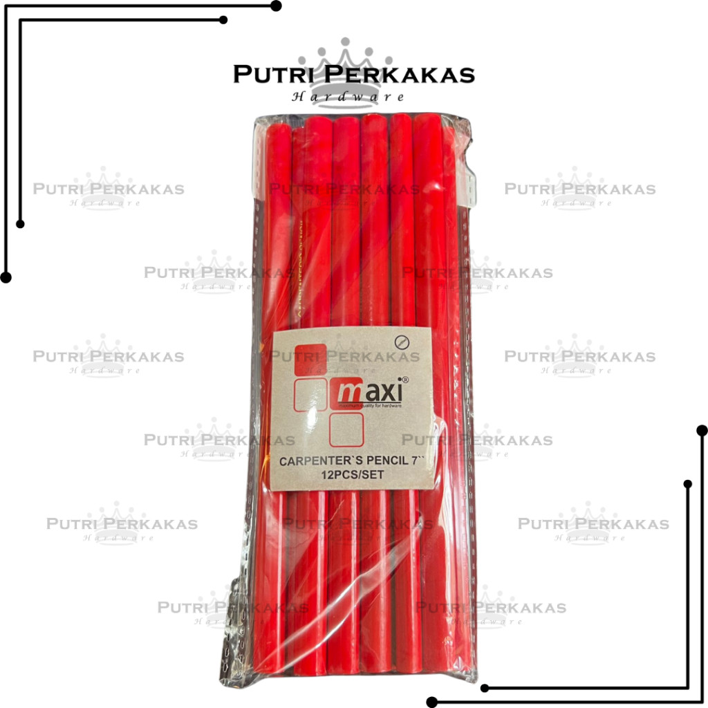 

MURAH BERKUALITAS PENSIL TUKANG MAKITA ASLI 18 CM | PENSIL TUKANG MAXI ORIGINAL