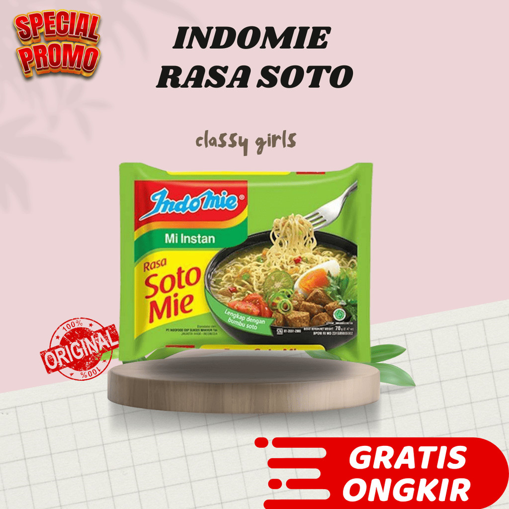 

INDOMIE SOTO AYAM 1 PCS TERMURAH