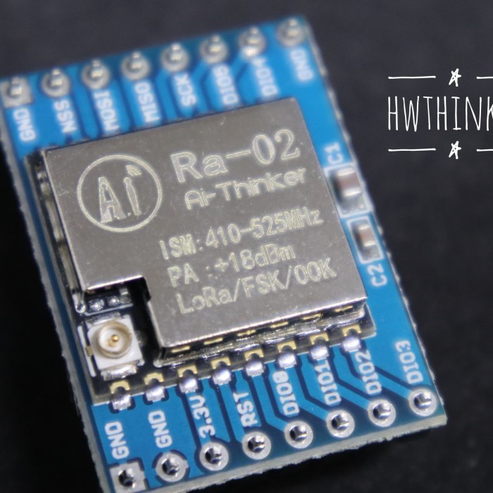 MH27 Modul Lora Ra-02 Ra02 SX1278 Wireless 433MHz SPI Interface
