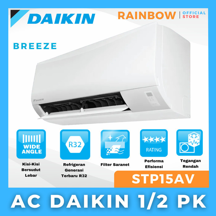 AC DAIKIN 1/2 PK LOW WATT STP15AV REFRIGRANT R32 - UNIT SAJA Cobubvo