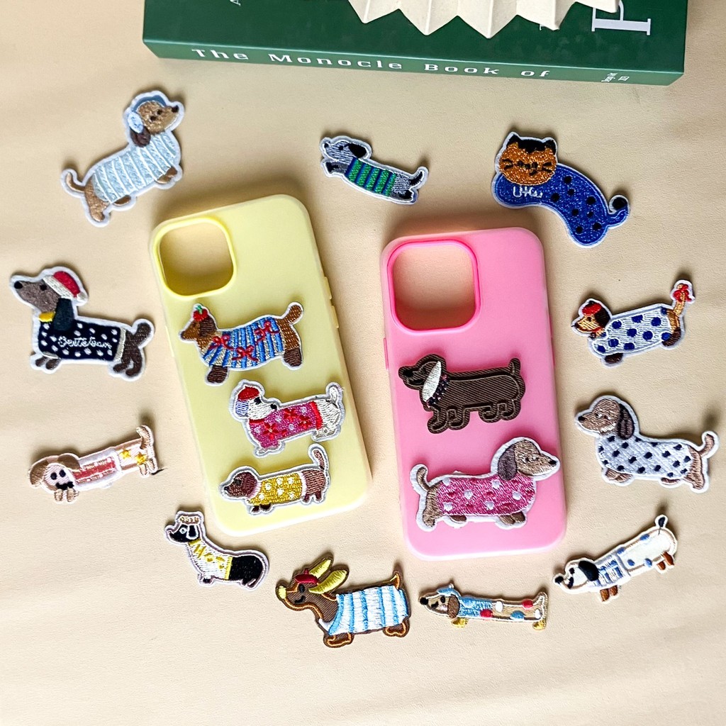 

Patch Bordir DIY / 3D Stiker Timbul / Cute Puppy Stiker Anak 3D/ Stiker Karakter / Stiker Mainan Anak Perempuan / Stiker Tempel Anak Laki laki STICKER TIMBUL / Casing Mini sticker hiasan