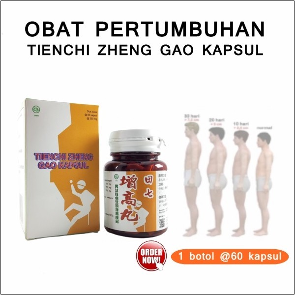 Tian Chi Zheng Gao Wan Obat Cina Tradisional Peninggi Badan 60 Kapsul